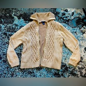 Karen Scott Heavy Cream Cardigan